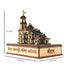 Ram Mandir Ayodhya Palm Size Replica | Pine Wood Crafted Spiritual Decor